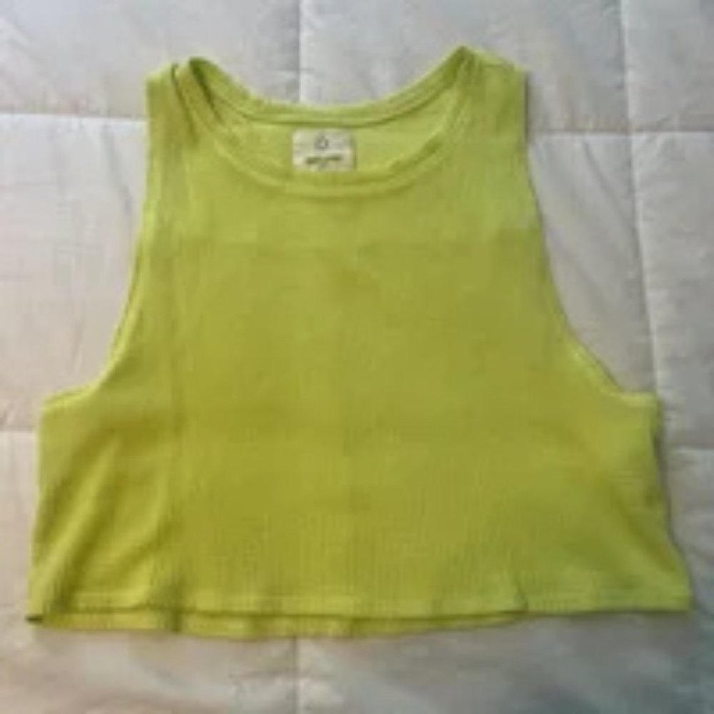 Sleeveless short sleeve blue